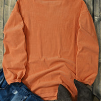 Original Corded Crewneck in Orange