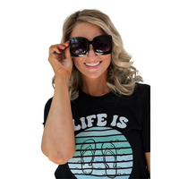 The Megan Sunglasses in Black