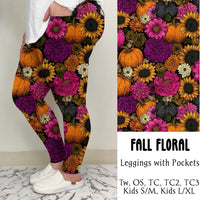 Fall Floral Leggings/Joggers | Run Ends 7/28| ETA 42 days
