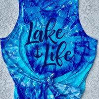 Lake Life Tie-Dye Tank