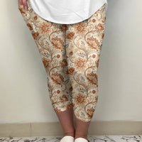 Neutral Floral Leggings/Capris | Run Ends 2/24 | ETA 42 Days
