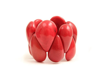 Tagua Rain Drops Bracelet