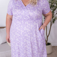 IN STOCK Tinley Dress - Lavender Petal Floral