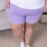 IN STOCK French Terry Stevie Shorts - Lavender