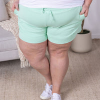 IN STOCK French Terry Stevie Shorts - Mint