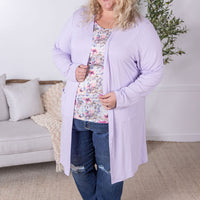 IN STOCK Classic Cardigan - Lavender