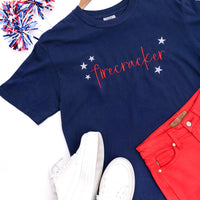 PREORDER: Embroidered Firecracker Tee