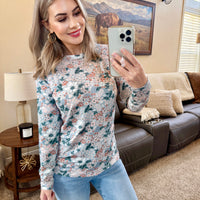 IN STOCK Blair Long Sleeve Top - Ditsy Blush Floral