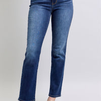 Judy Blue Full Size Washed Straight Leg Jeans with Pockets