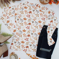 IN STOCK Blair Long Sleeve Top - Harvest Leaves
