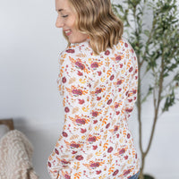 IN STOCK Blair Long Sleeve Top - Autumn Floral FINAL SALE