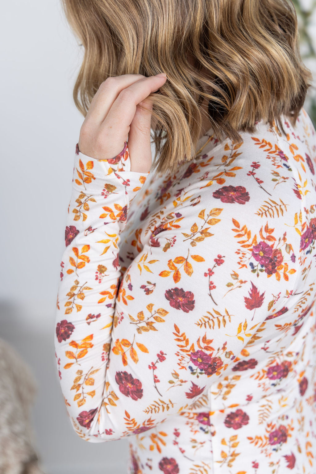 IN STOCK Blair Long Sleeve Top - Autumn Floral FINAL SALE