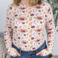 IN STOCK Blair Long Sleeve Top - Autumn Floral FINAL SALE