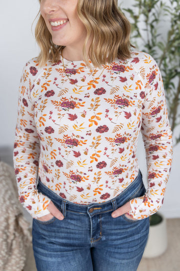 IN STOCK Blair Long Sleeve Top - Autumn Floral FINAL SALE