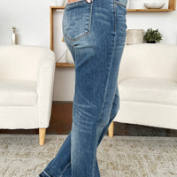 Judy Blue Full Size Mid Rise Release Hem Jeans