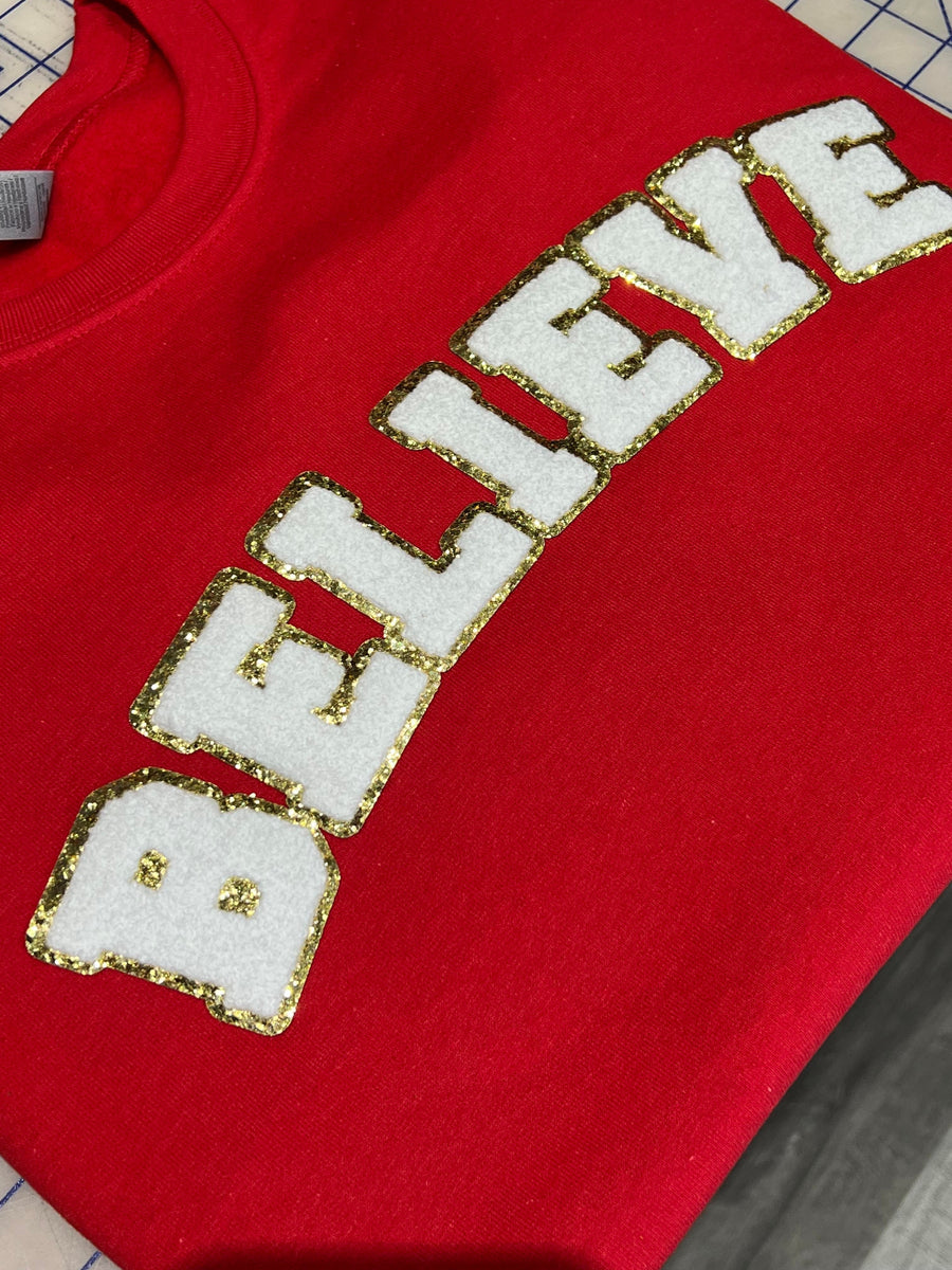 BELIEVE 🎅🏼 Chenille PATCHES