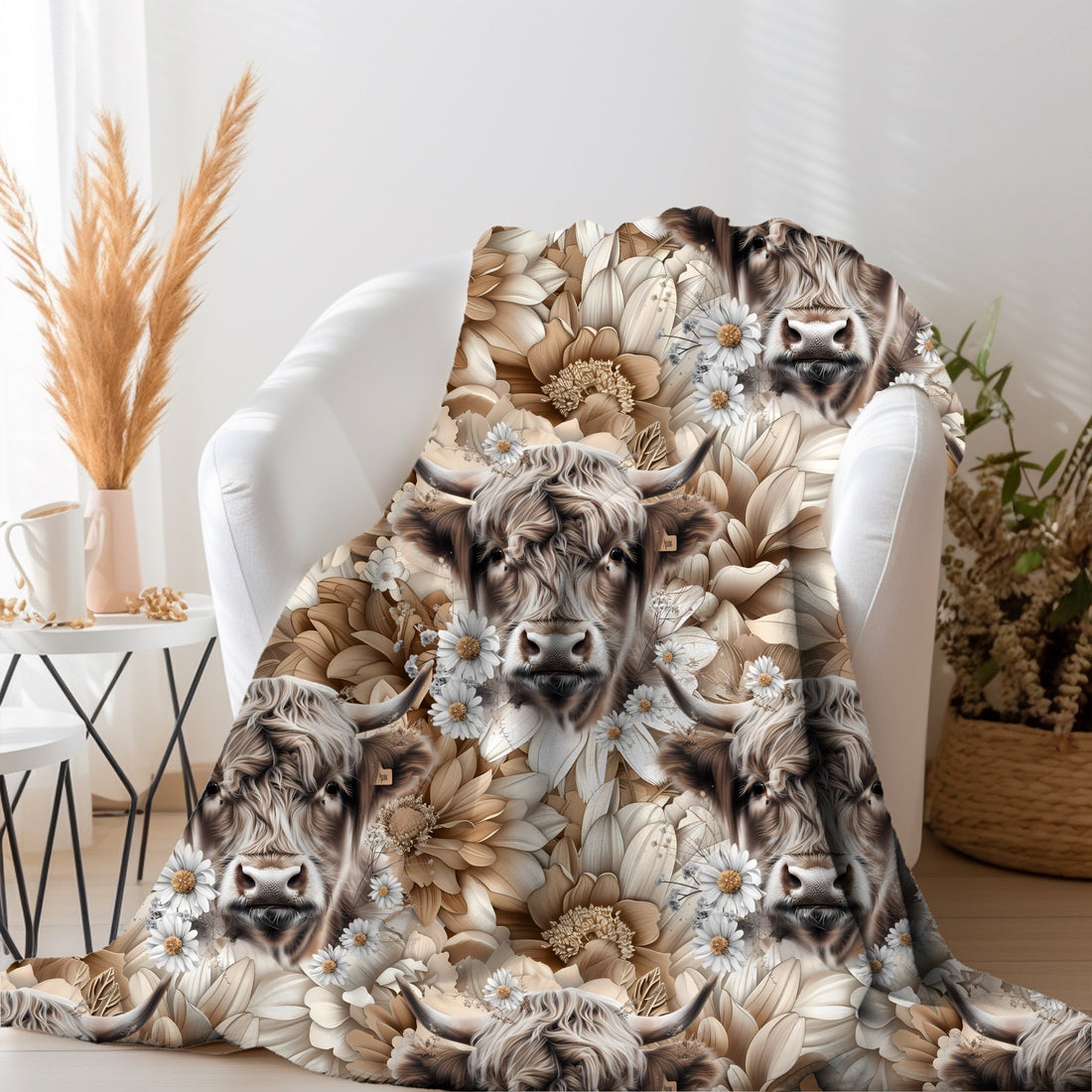 Fall Cow 50x60 Blanket | Run Ends 6/30 | ETA 42 days