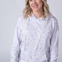 IN STOCK Hailey Pullover Hoodie - Blush Floral