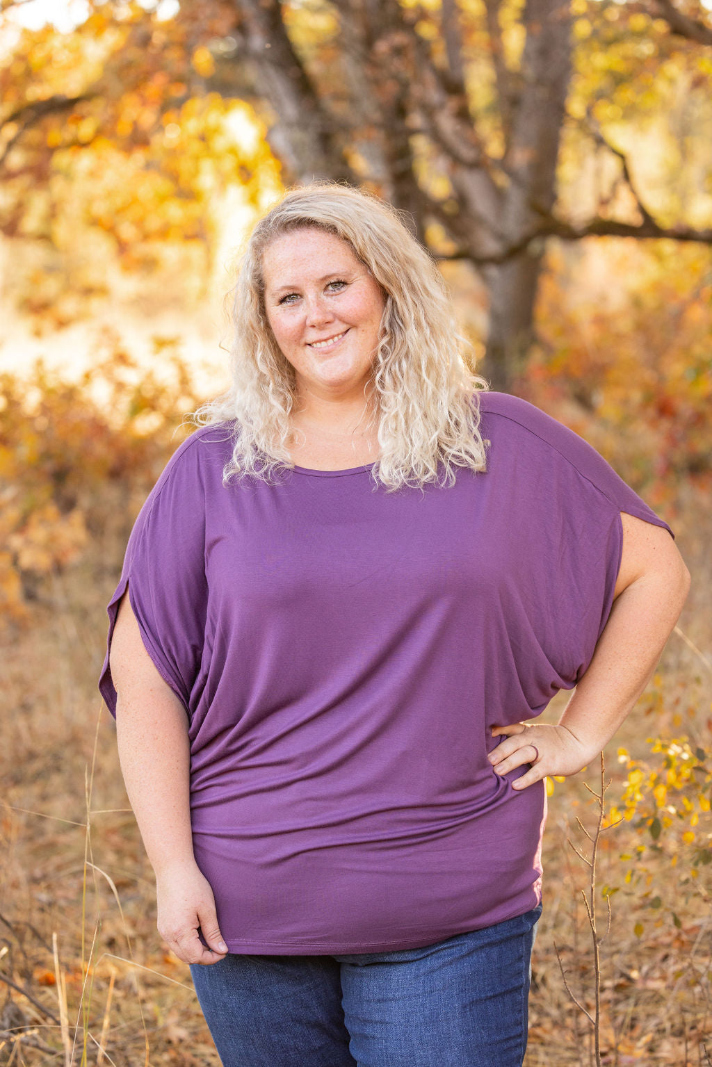 IN STOCK Darcy Dolman - Dark Purple | Women&