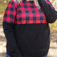 IN STOCK Natalie Pullover - Buffalo Plaid