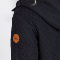 IN STOCK Kyla Zipper Snap Jacket - Black FINAL SALE