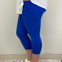 Sapphire Blue Capri w/ Pockets