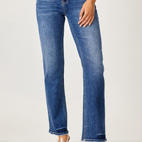 RISEN Mid Rise Slim Straight Jeans