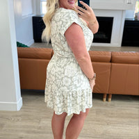 PREORDER: Alisha V-Neck Tiered Dress in Two Prints