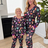 PREORDER: Matching Halloween Jogger Pajama Set in Four Prints