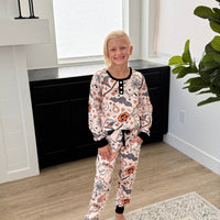 PREORDER: Matching Halloween Jogger Pajama Set in Four Prints