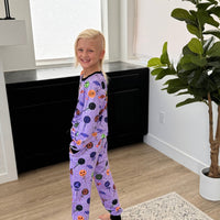 PREORDER: Matching Halloween Jogger Pajama Set in Four Prints