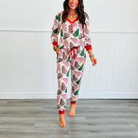 PREORDER: Long Sleeve Holiday Jogger Pajama Sets in Eight Prints