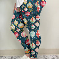 Ornament Leggings w/ Pockets