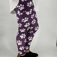Plum Paw Leggings w/ Pockets
