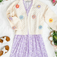 IN STOCK Tinley Dress - Lavender Petal Floral