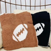 Football snuggle blanket