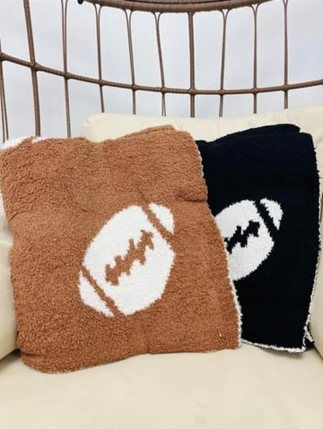Football snuggle blanket