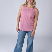 IN STOCK Alison Henley Tank - Rose