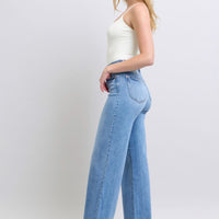 Judy Blue Full Size Wide Leg Jeans with Pockets