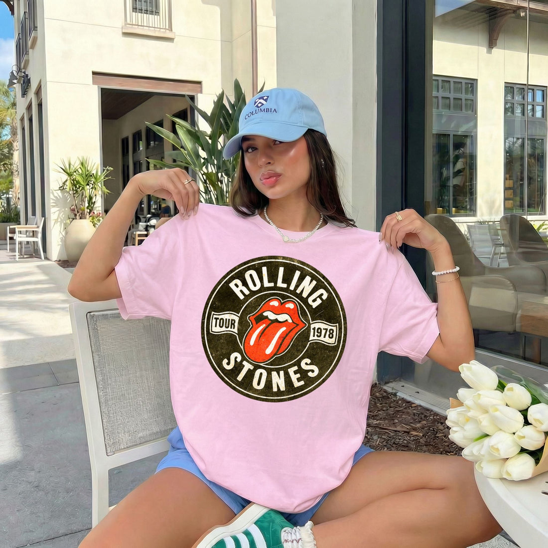 Rolling Stones Circle Tshirt