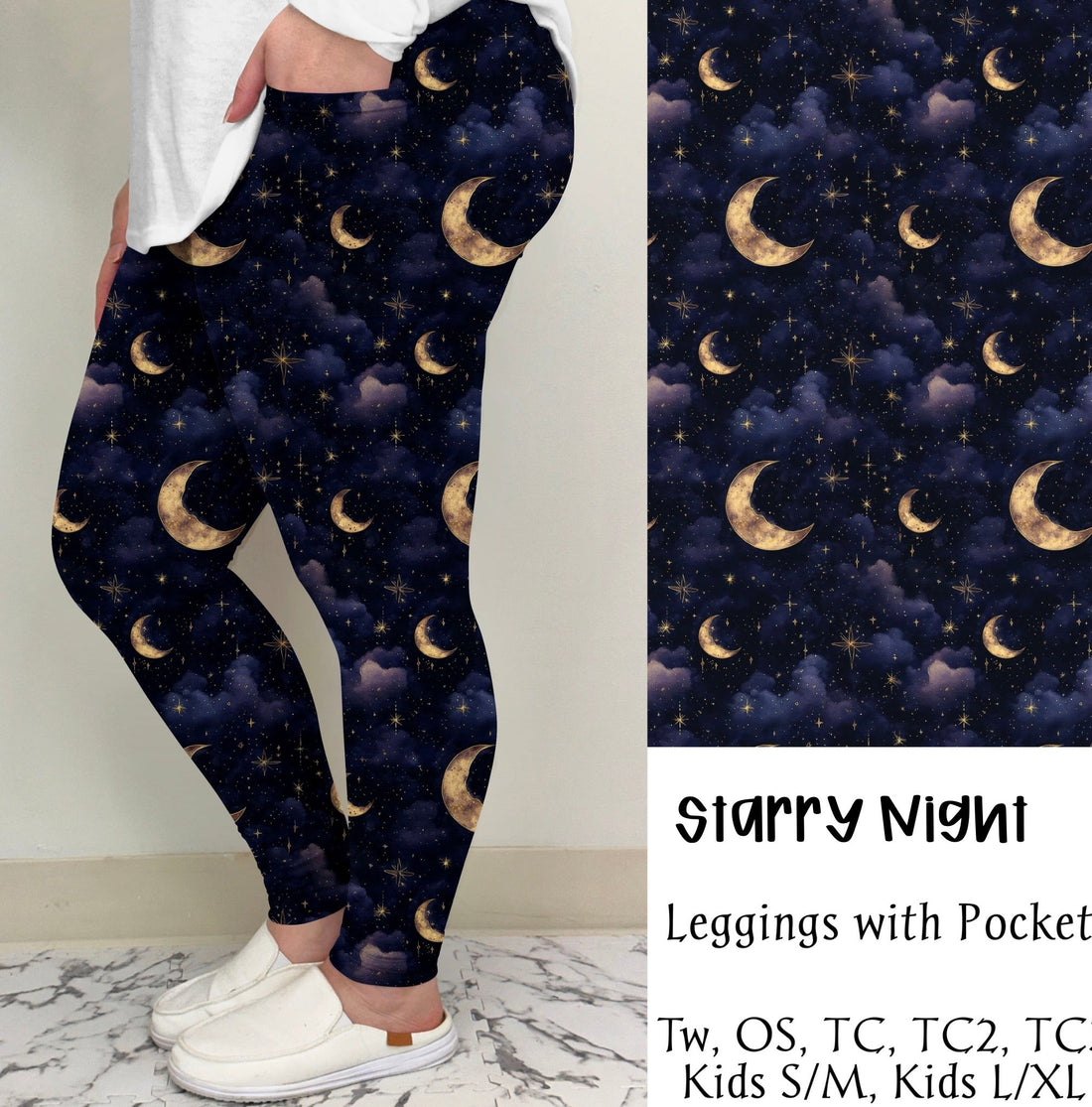Starry Night Leggings/Joggers | Run ends 6/30 | ETA 42 Days