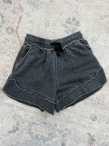 IN STOCK French Terry Stevie Shorts - Black