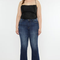 Kancan Full Size Mid Rise Slim Flare Jeans