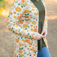 IN STOCK Classic Cardigan - Fall Boho Floral FINAL SALE