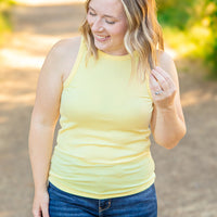 IN STOCK Tara Ribbed Tank - Yellow