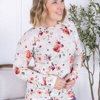 IN STOCK Blair Long Sleeve Top - Pink Bloom