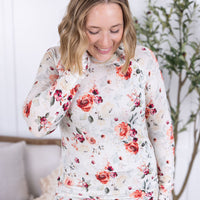 IN STOCK Blair Long Sleeve Top - Pink Bloom