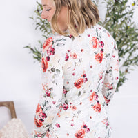 IN STOCK Blair Long Sleeve Top - Pink Bloom