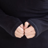 IN STOCK Georgia Long Sleeve Top - Black