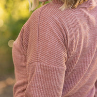 IN STOCK Brittney Button Sweater - Terra Cotta | Women's Long Sleeve FINAL SALE